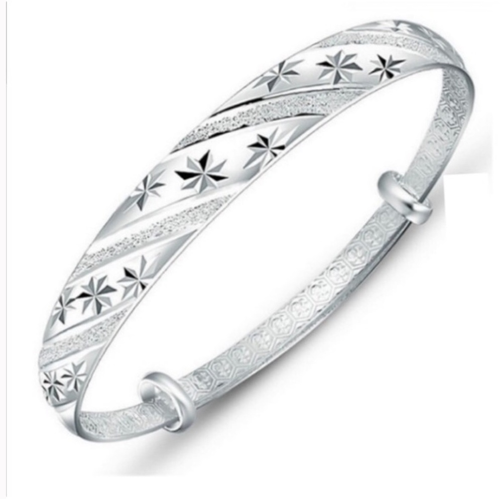 Find 999 (99.9%) Sterling Silver Bangle